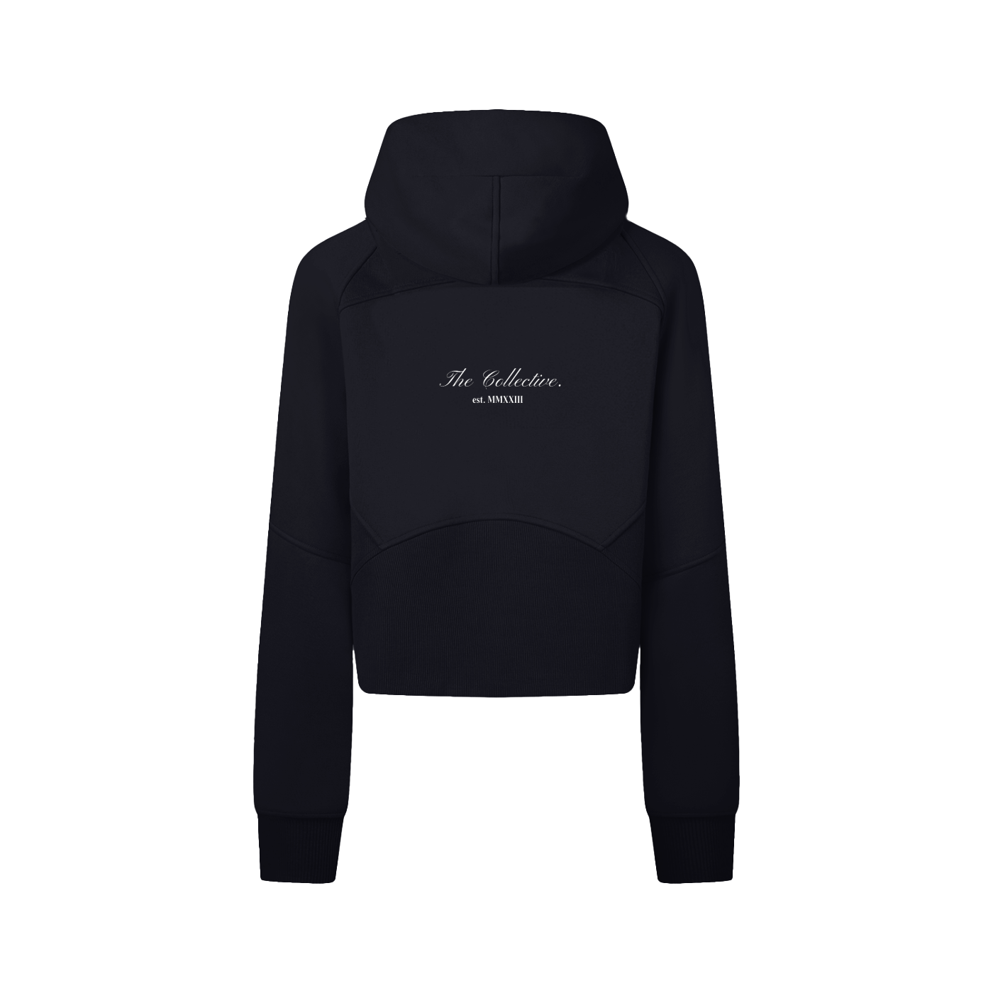 Cropped Zip Hoodie