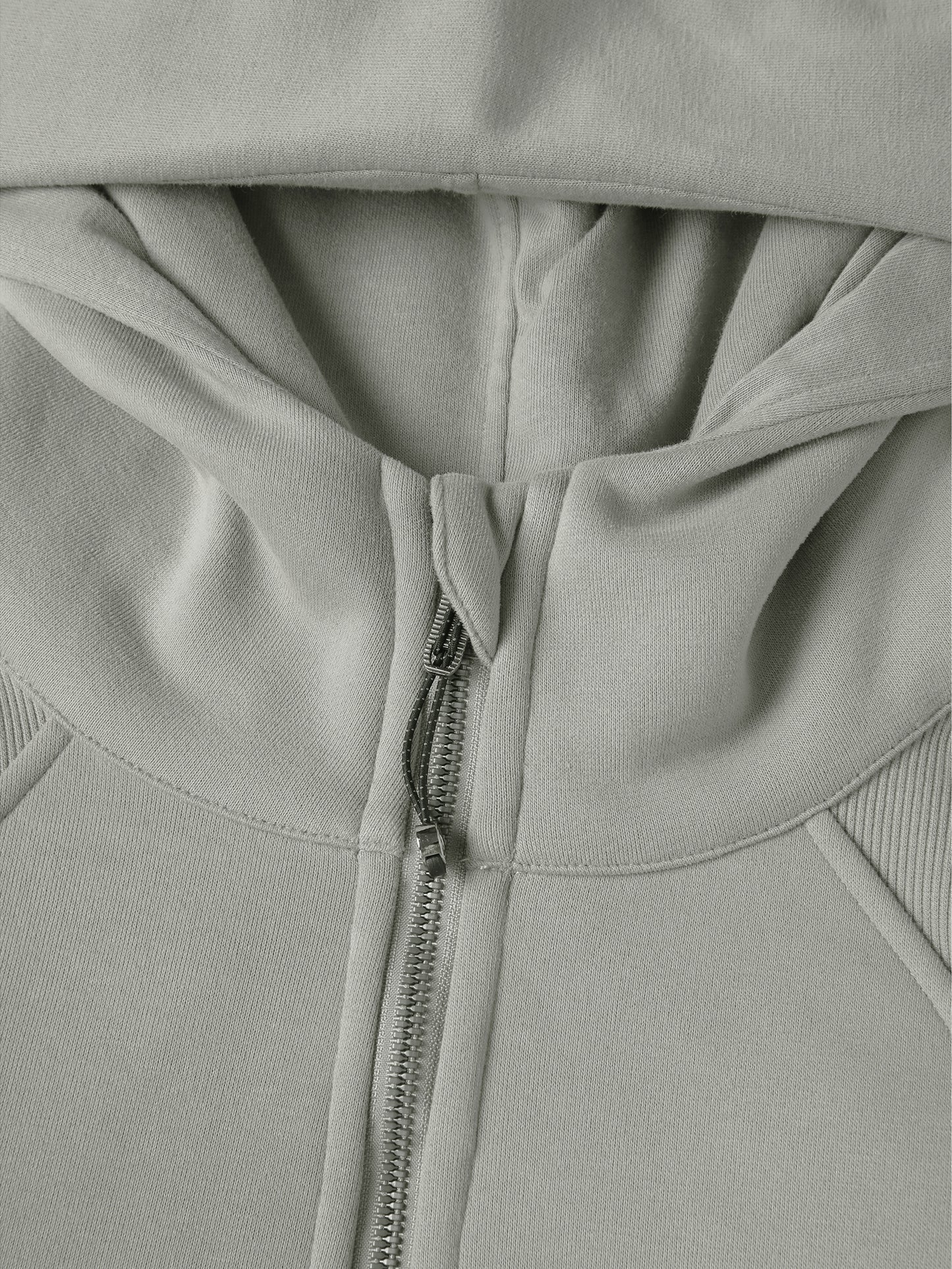 Cropped Zip Hoodie