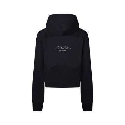 Cropped Zip Hoodie