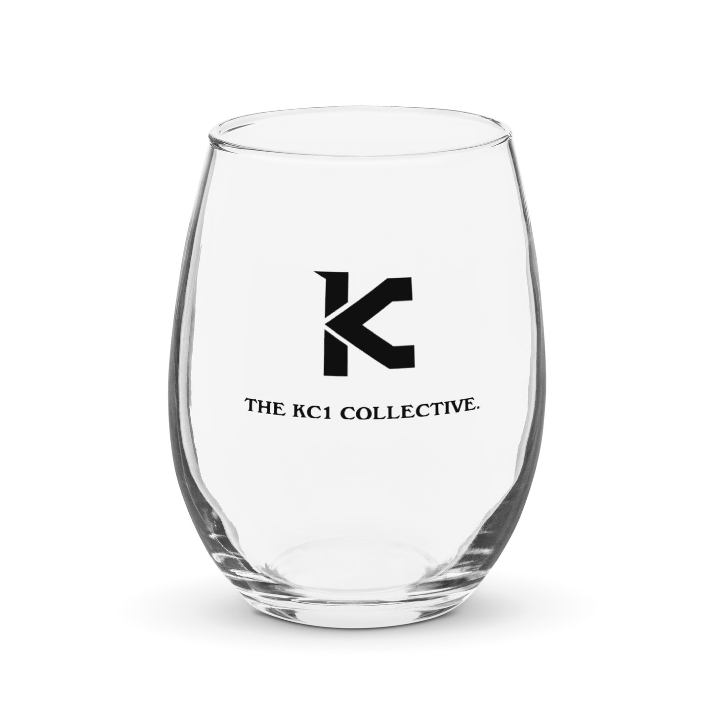 Stemless wine glass